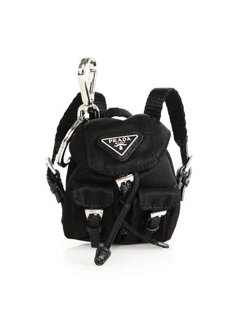 prada vela backpack keychain|Prada.